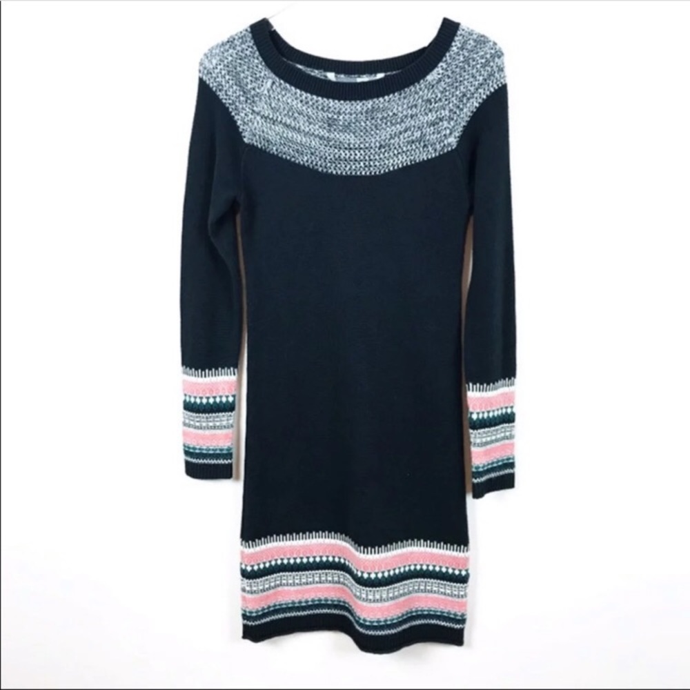Athleta Fair Isle Sweater Dress
